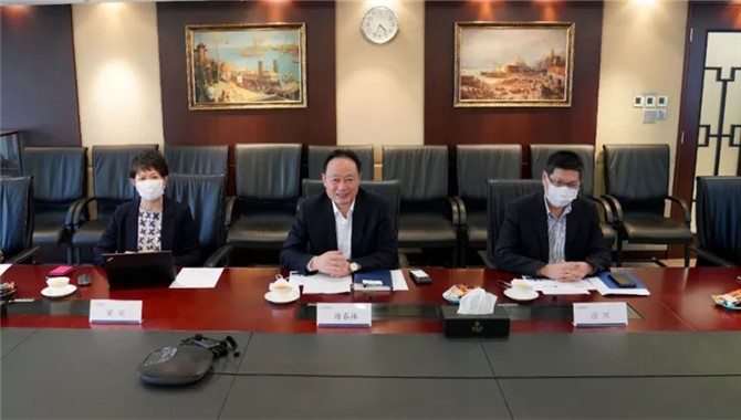 谢春林出席招商轮船与招商海达战略合作