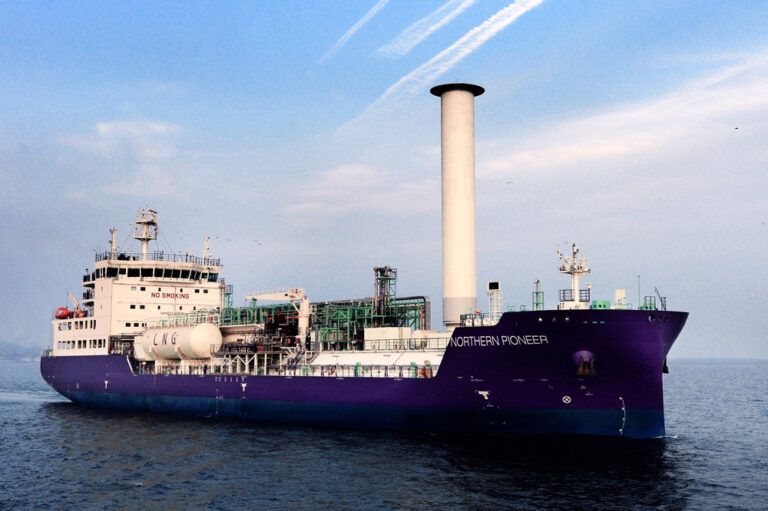 The First CO₂ Loading Completed by Northern Pione